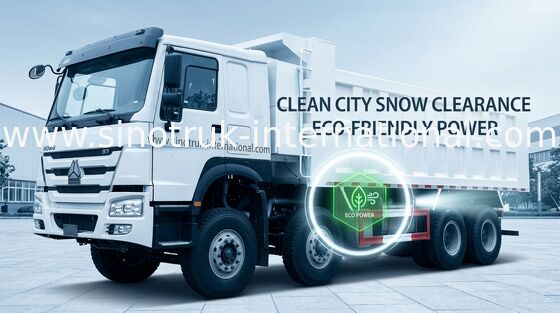 SINOTRUK HOWO รถดัมพ์ 371HP 8X4 LHD 31-60tons 20-30CBM ZZ3317N3267W