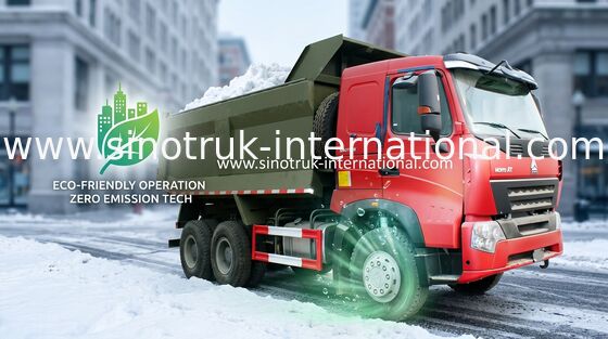 รถดัมพ์ SINOTRUK HOWO A7 371HP 6X4 10 ล้อสำหรับงานก่อสร้าง