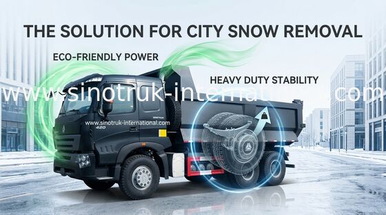 รถดั๊มพ์ SINOTRUK HOWO A7 420HP สำหรับการขุด ZZ3257V3847N1