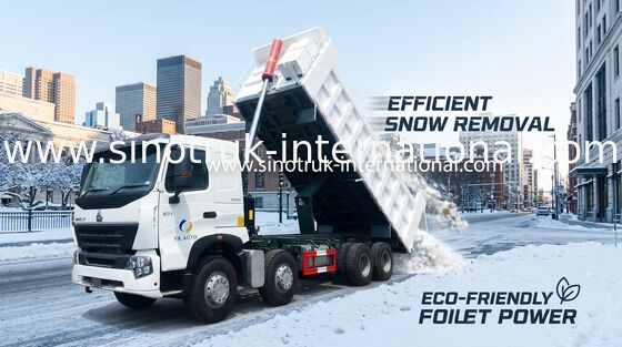 SINOTRUK HOWO A7 8X4 Heavy Duty Dump Truck สำหรับงานก่อสร้าง ZZ3317N3867N1