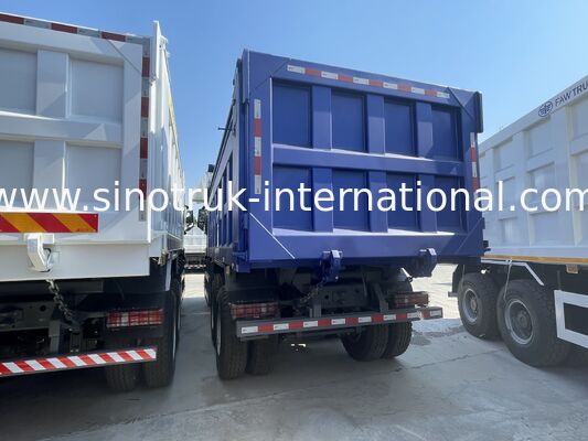 SINOTRUK HOWO NX Cab Tipper Dump Truck LHD 6X4 ไฟเตือนด้วยผ้าใบ