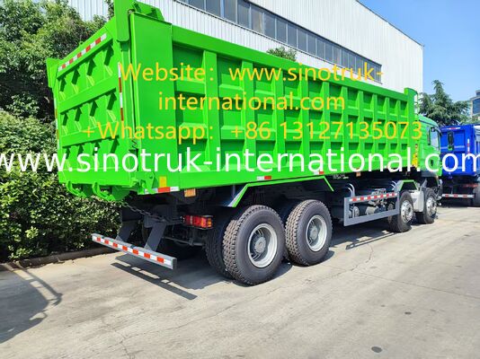 Heavy Duty HOWO TX 8X4 รถดัมพ์ 400HP เพลาล้อหลังคู่ 16T เพลาหน้าคู่ 9.5T
