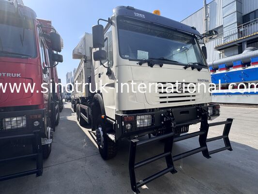 SINOTRUK HOWO โฮสต์เฟส คาบ 380HP LHD ทิมเปอร์ดัมป์ทรัค