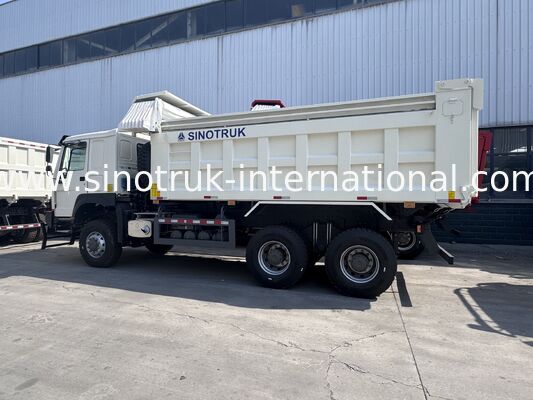 SINOTRUK HOWO โฮสต์เฟส คาบ 380HP LHD ทิมเปอร์ดัมป์ทรัค