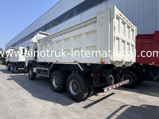 SINOTRUK HOWO โฮสต์เฟส คาบ 380HP LHD ทิมเปอร์ดัมป์ทรัค