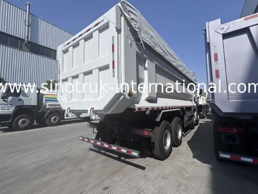 SINOTRUK HOWO NX Cab Tipper Dump Truck 380HP 6X4 A ไฟเตือนพร้อมผ้าใบกันน้ำ