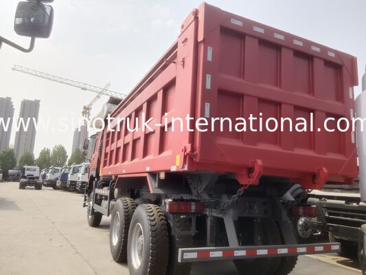 SINOTRUK HOWO โค๊บหน้าผี 400HP LHD ทิมเปอร์ดัมป์ตู้ 6X4