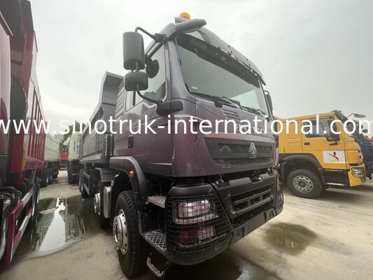 รถกระบะกระบะหนัก HOWO TX 8X4 400HP คันหลังคู่ 16T คันหลังคู่ 9.5T สีเทา
