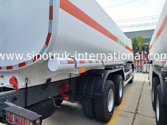ขาว HOWO TX 6 × 4 รถบรรทุกน้ํามัน 336HP 25CBM ถังน้ํามัน, ผลงานการขนส่งที่มั่นคง