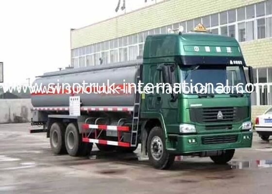 SINOTRUK HOWO 16-20CBM รถบรรทุกน้ํามัน 6X4 LHD 290HP รถบรรทุกน้ํามัน Euro2