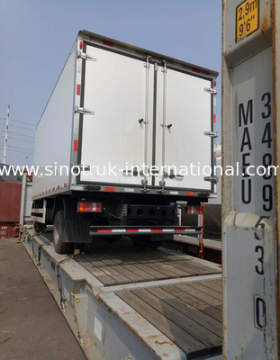 7 ตันรถบรรทุกตู้เย็นสำหรับอาหารแช่แข็งขนส่ง ZZ1127G4215C1