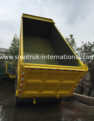 Heavy HOWO Mine Dump Truck, รถดัมพ์สีเหลือง 30 - 40 ตัน 10-25CBM