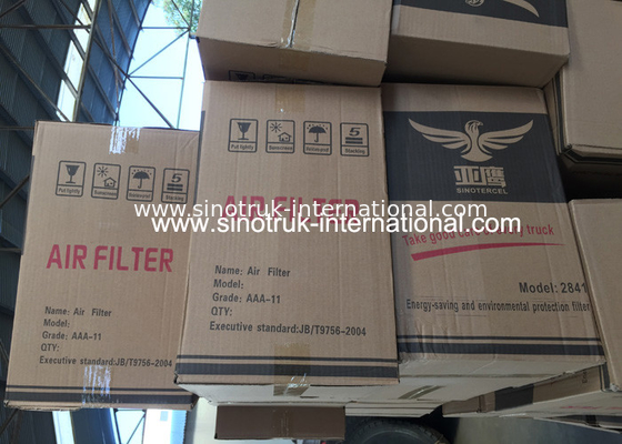 ISO Heavy Duty Truck อะไหล่กรองอากาศ WG9725190102 สำหรับ SINOTRUK HOWO