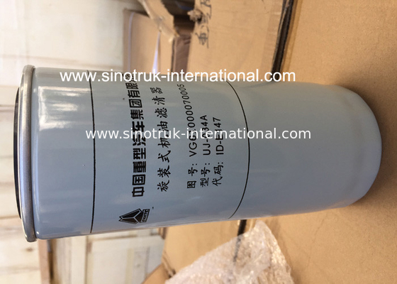 SINOTRUCK HOWO การถ่ายโอนข้อมูลรถบรรทุกน้ำมันกรอง VG61000070005 JX0818 สำหรับเครื่องยนต์ดีเซล