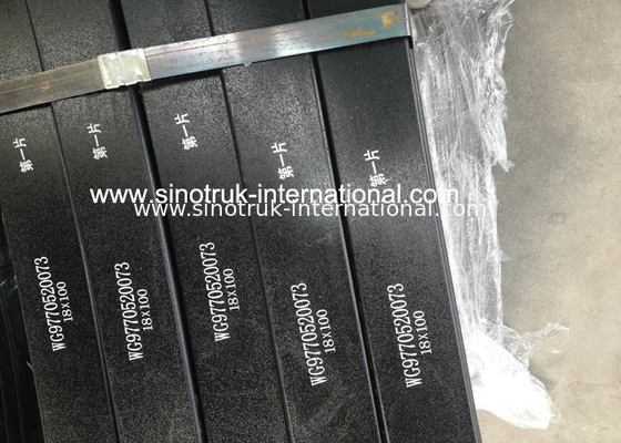 ชิ้นส่วนอะไหล่รถบรรทุก HOWO 70 ตันสำหรับการถ่ายโอนข้อมูล Front Leaf Springs WG9770520073