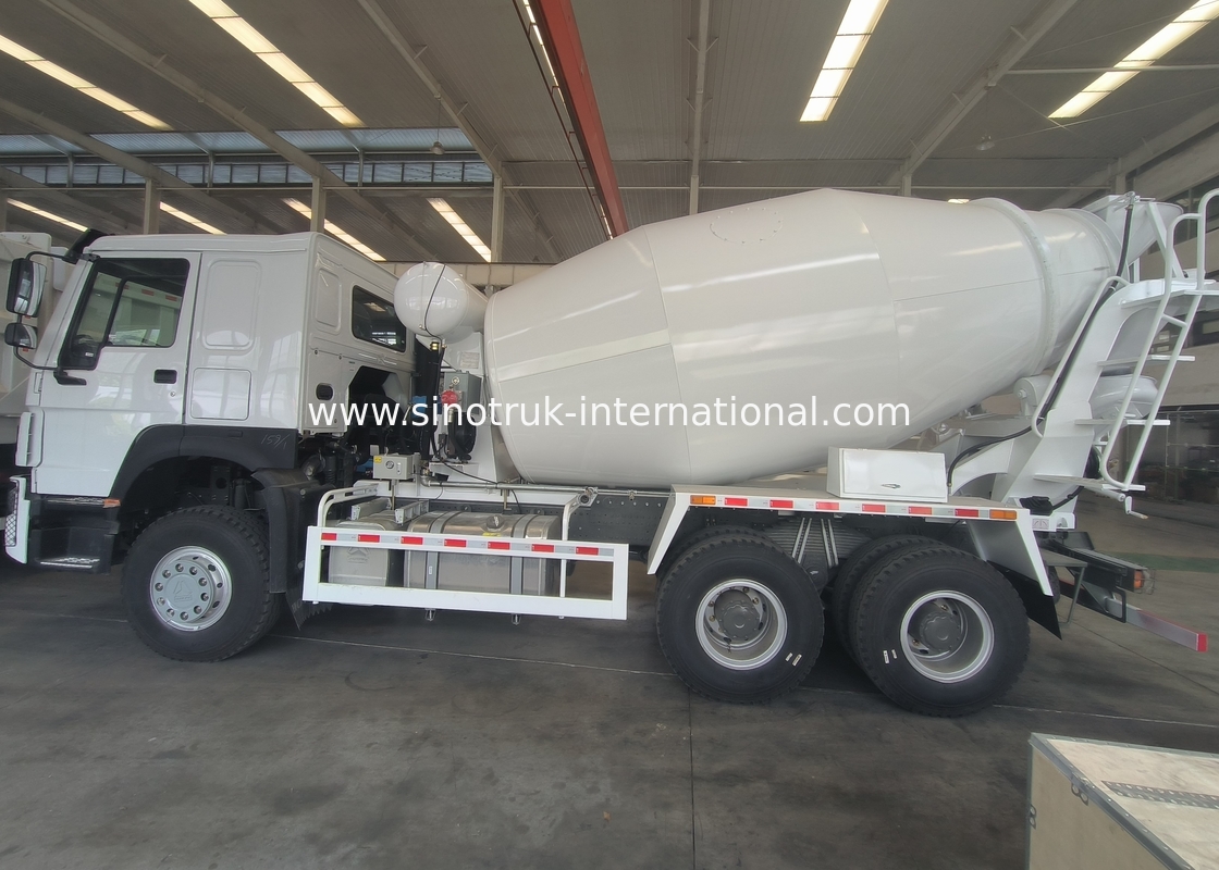 Sinotruk Howo รถโม่ผสมคอนกรีต 10-20CBM 6 X 4 Euro 2 340Hp Construction