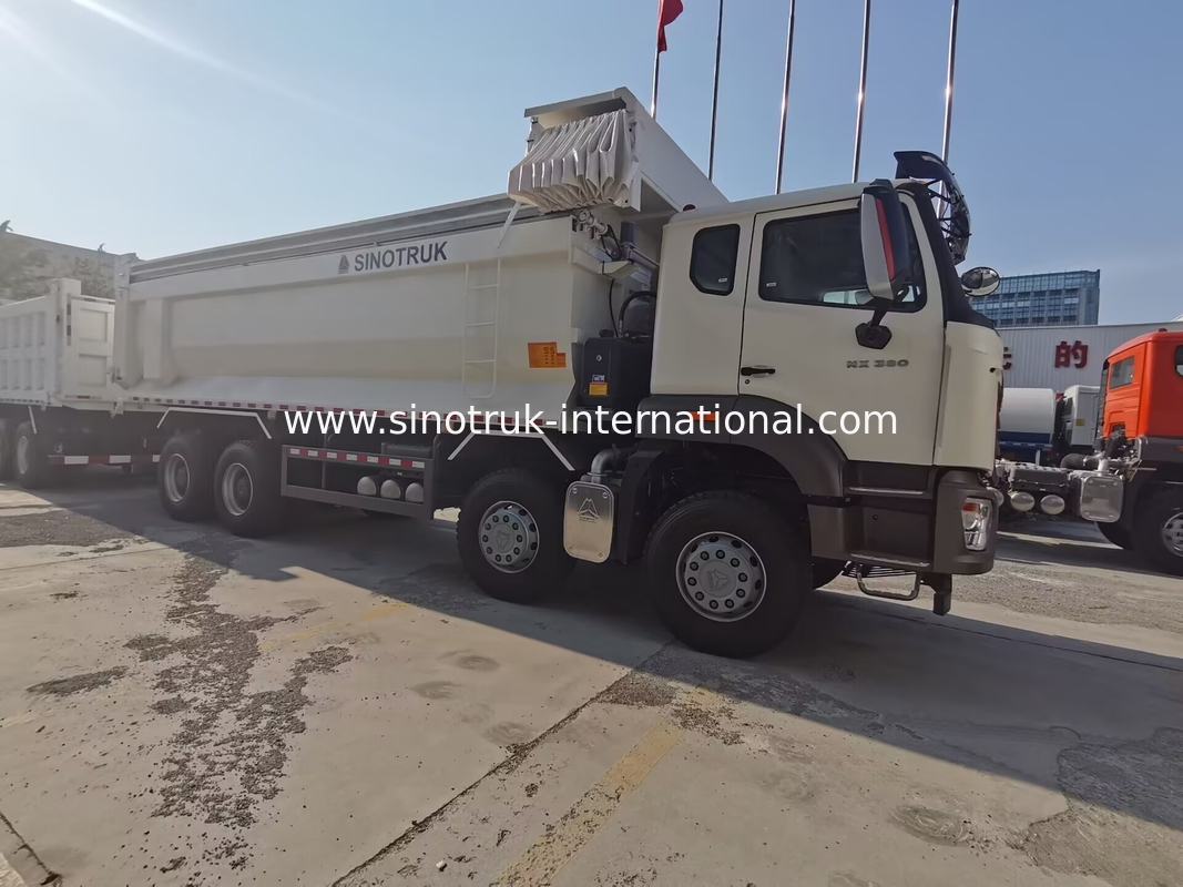 ซีโนทรูค โฮฮาน รถกระบะใหม่ HOWO 8X4 380hp 12 ล้อ ขาว H77L ZZ3317V386JB1R U Type