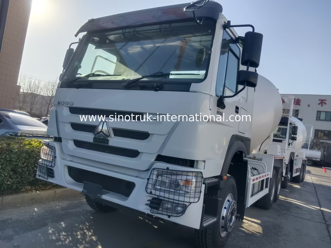 แรงม้าสูง 400HP HOWO รถบรรทุกผสม 6-12CBM LHD 6 × 4 10 ล้อ