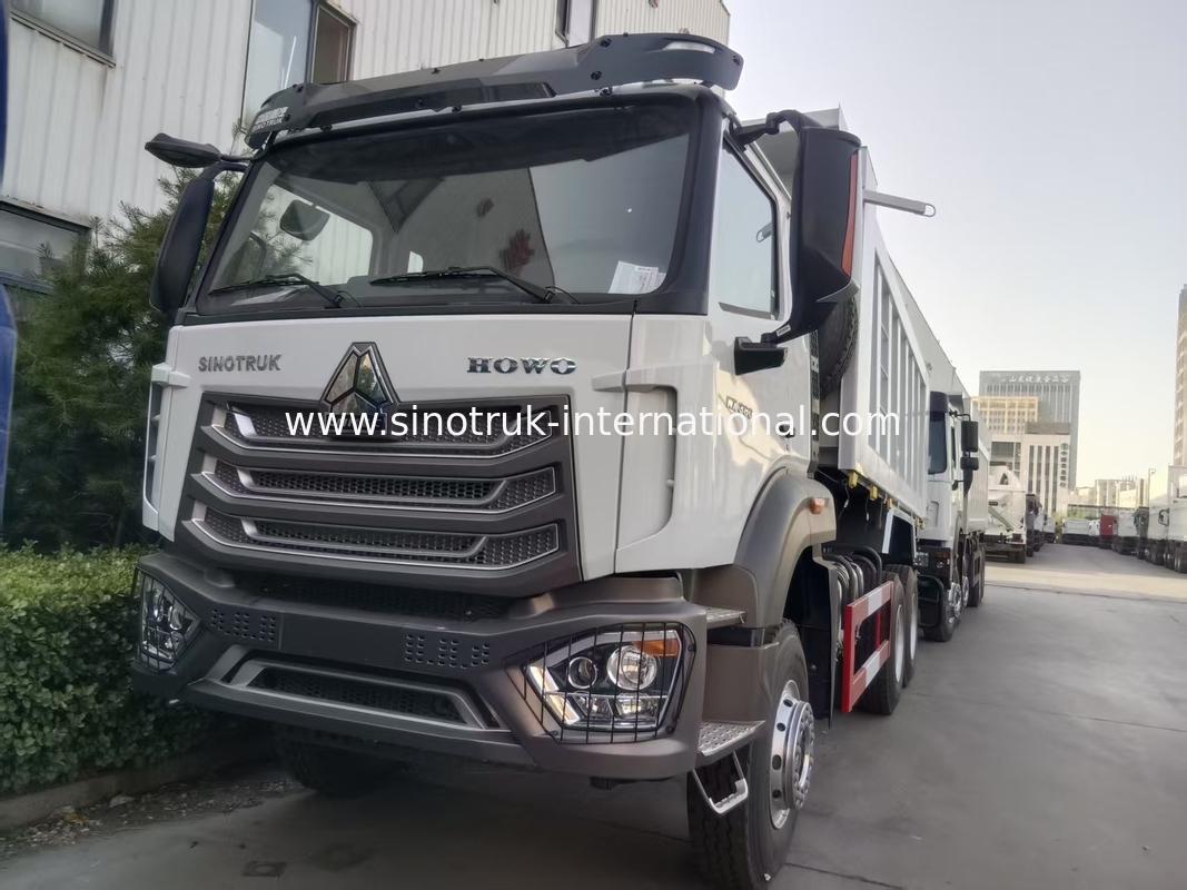 2 ผู้โดยสาร Sinotruk Hohan Tipper Dump Truck Weichai เครื่องยนต์ 6 × 4 LHD 380HP ด้วยชนิดการส่งด้วยมือ