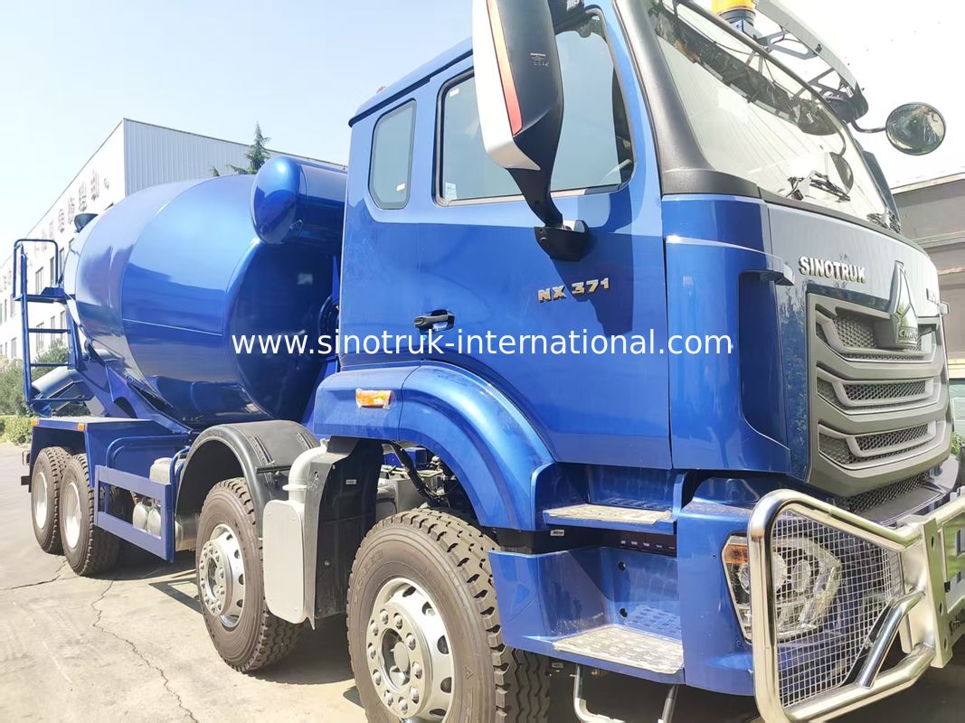 SINOTRUK HOWO NX 371HP 8*4 12 ล้อ รถบรรทุกเครื่องผสมคอนกรีต เครื่องผสมคอนกรีต รถบรรทุกเครื่องผสมซีเมนต์