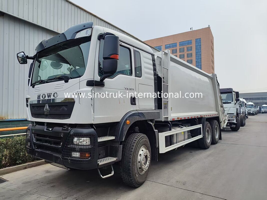 18m³ Large Volume Compression Garbage Truck with 371HP Engine and Heavy-Duty Tires for Efficient Waste Management