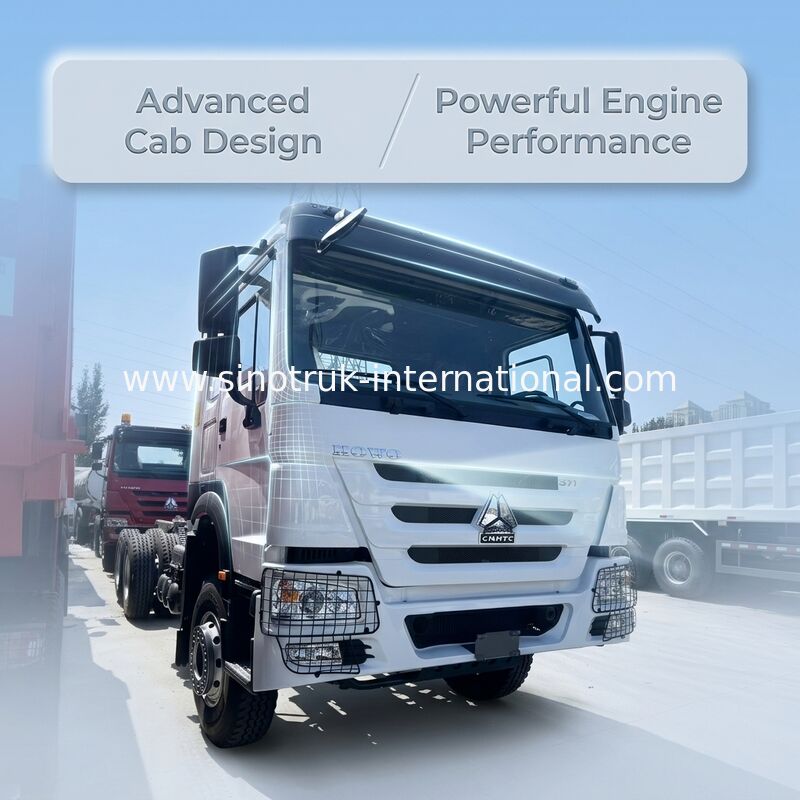 รถบรรทุกสินค้า Sinotruk HOWO 6X4 400 แรงม้า 12 ล้อ TX Cab