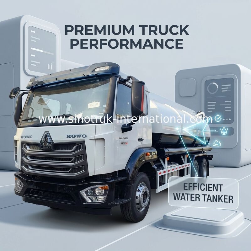 HOWO 300HP 10CBM 4x2 รถบรรทุกดูดน้ําเสีย: พลังงานหนัก, การทําความสะอาดแม่นยําและประสิทธิภาพที่ไม่มีคู่