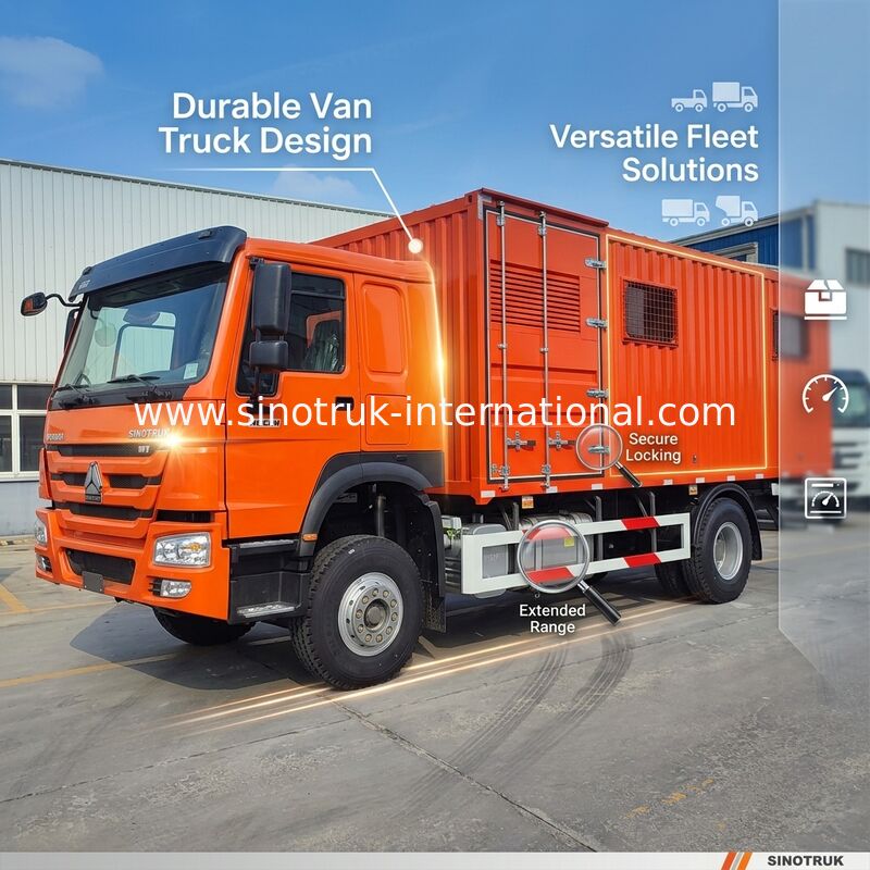 พลังงานที่หลากหลาย: พบ HOWO 4x2 Van Truck ความทนทานสูงและการออกแบบที่ประหยัด