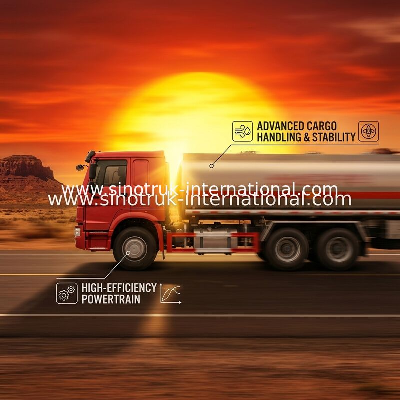 6X4 LHD Euro 2 290 HP 16-20 CBM Chemical Tanker Truck For Gas / Oil