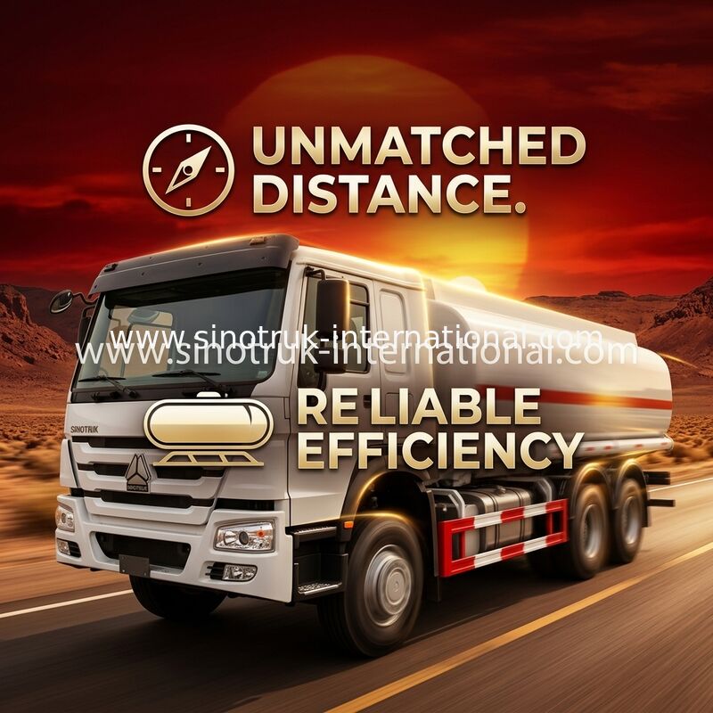High Efficiency 16-20CBM Oil Tank Truck 6X4 LHD Euro2 290HP Gas Tanker Truck