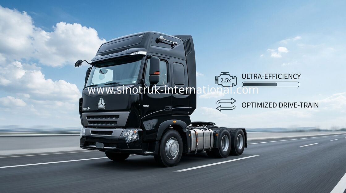 RHD 6X4 รถบรรทุกแบบ SINOTRUK HOWO 6x4 รถไถพรวนที่มีมาตรฐานการปล่อยก๊าซยูโร 2