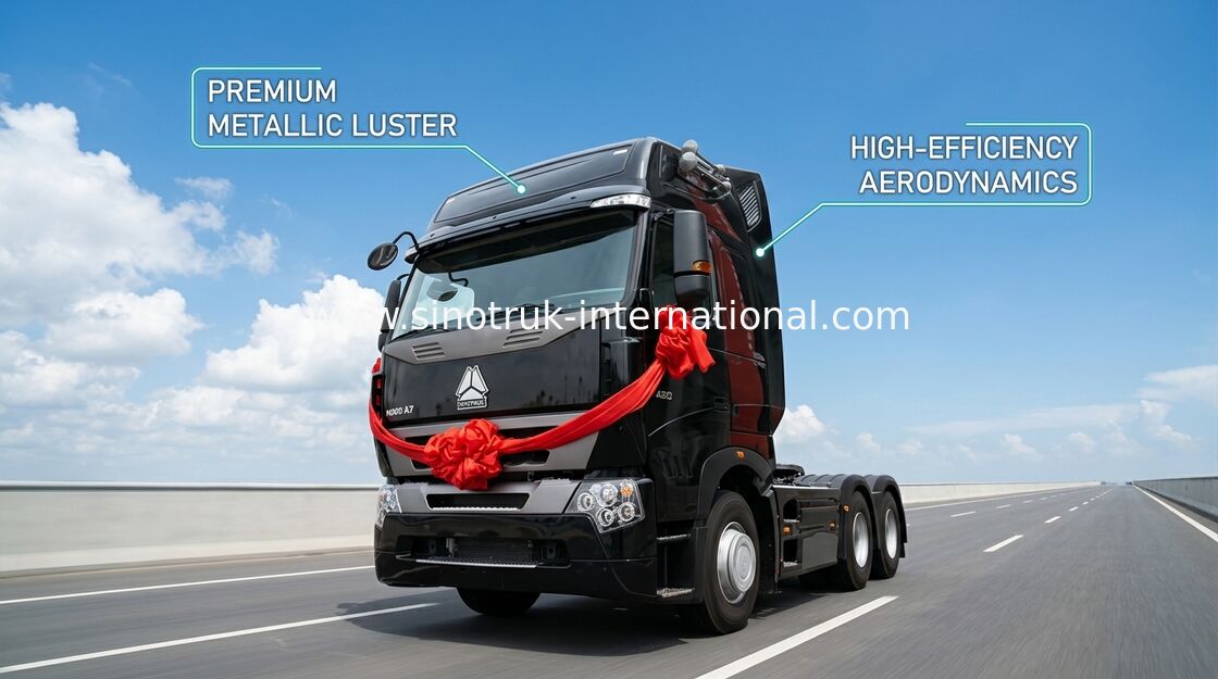 Flat Roof Cab รถบรรทุกแทรคเตอร์สำหรับรถเทรลเลอร์, รถหัวลาก 6x4