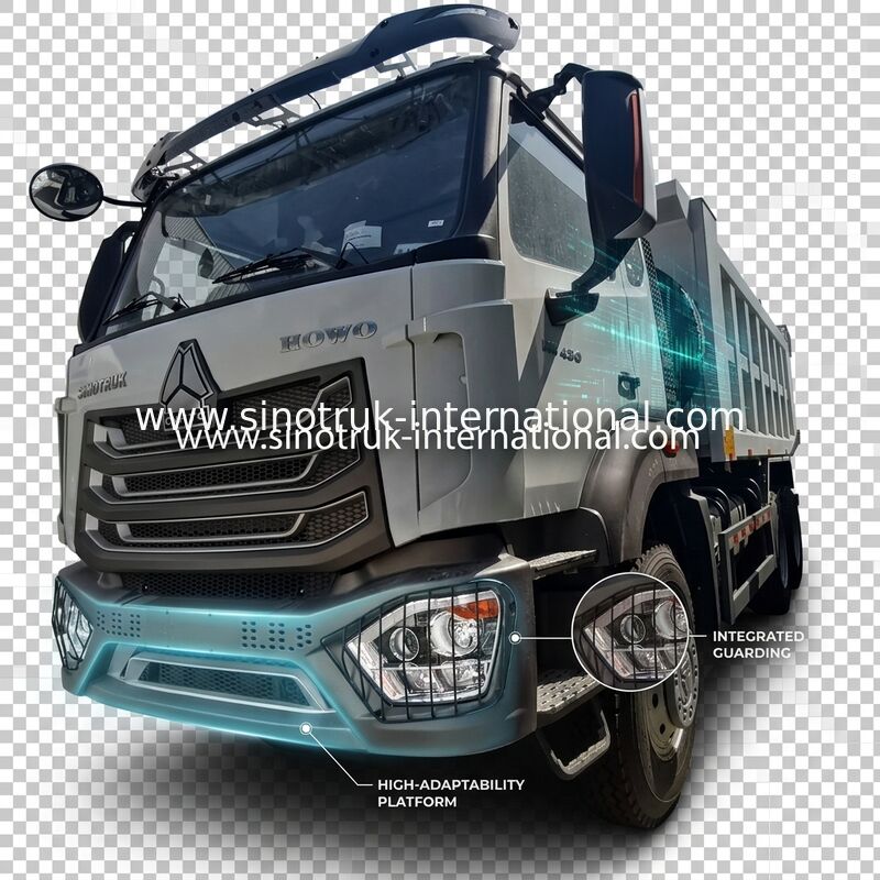 SINOTRUK HOHAN รถกระบะกระบะหนักสําหรับอุตสาหกรรมเหมืองแร่ 6X4