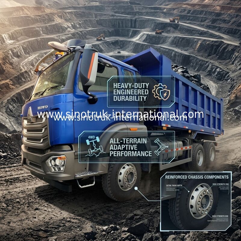 SINOTRUCK HOWO RHD รถบรรทุกขยะ 6x4 สําหรับ 40 ตัน 10ล้อ
