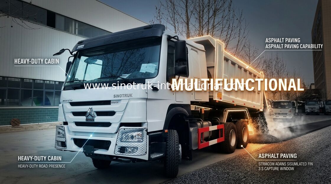 SINOTRUK HOWO รถดั๊มพ์ 6X4 336HP LHD 10 ล้อ 25 ตัน ZZ3257N3847B1