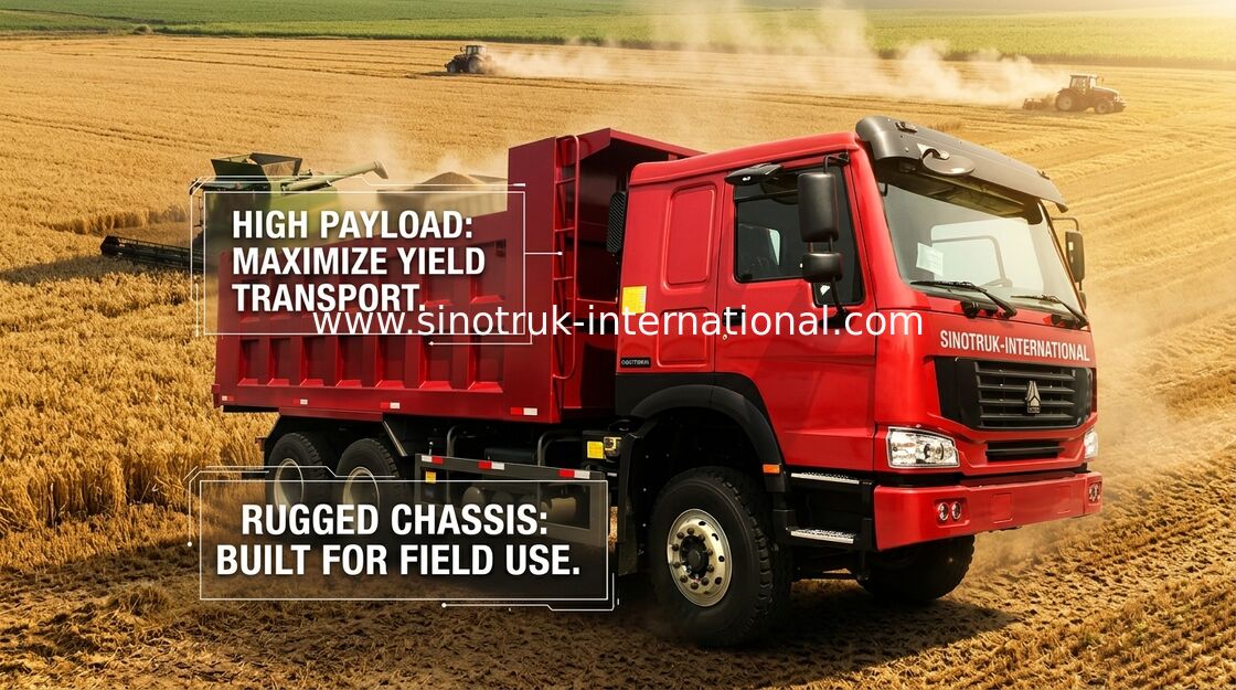 Sinotruk Howo Tipper Dump Truck 6X4 RHD 371HP 25 Ton 10-25CBM  ZZ3257N3647A