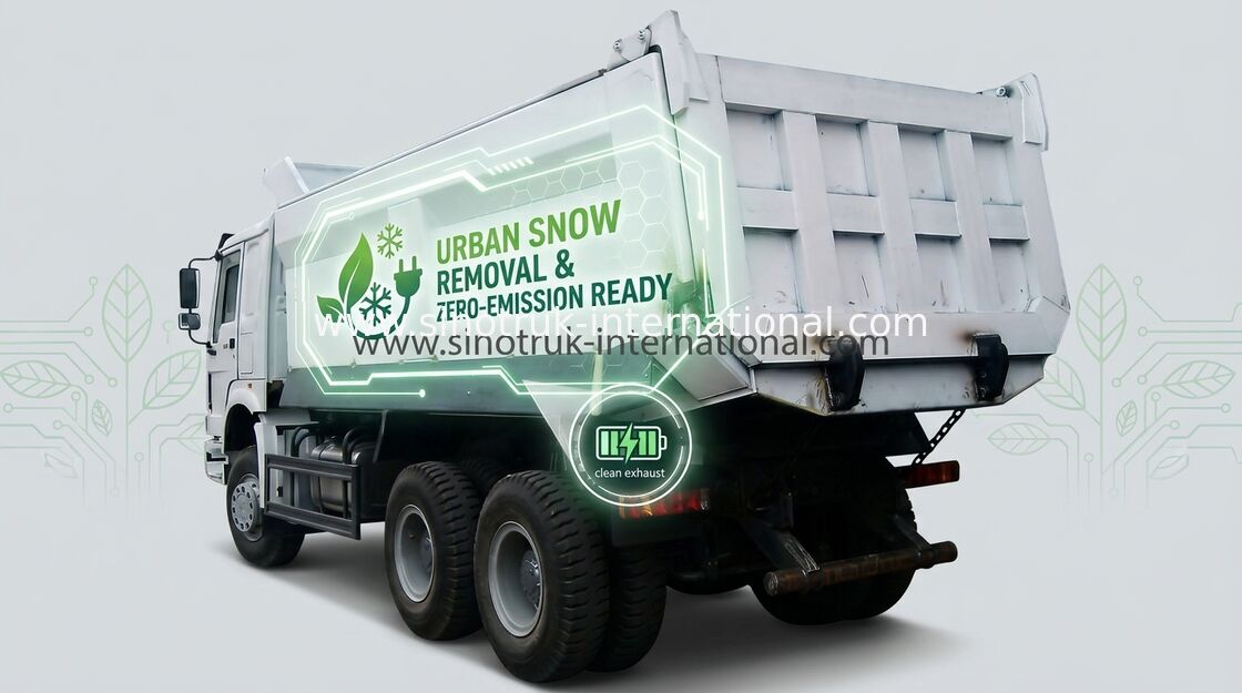 รถเทรลเลอร์ SINOTRUK HOWO รถบรรทุกดัมพ์ 371HP 10-25Cubic meter, load 25-40tons