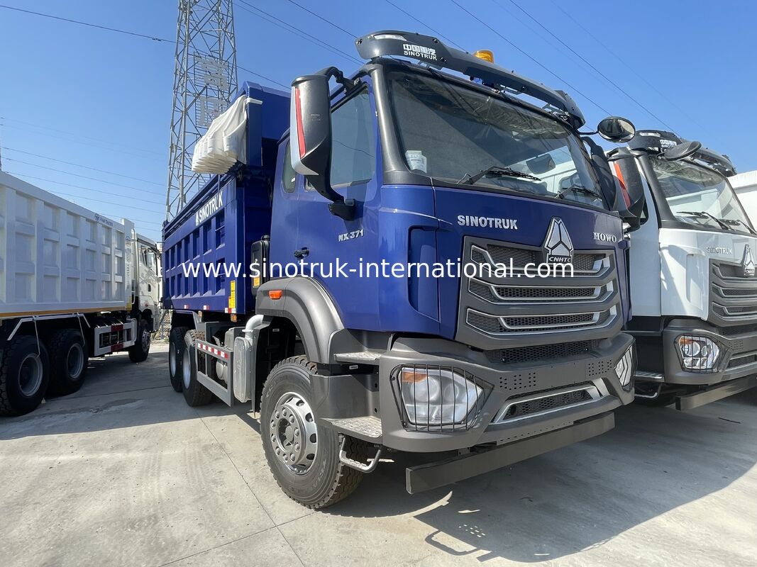 SINOTRUK HOWO NX Cab Tipper Dump Truck LHD 6X4 ไฟเตือนด้วยผ้าใบ