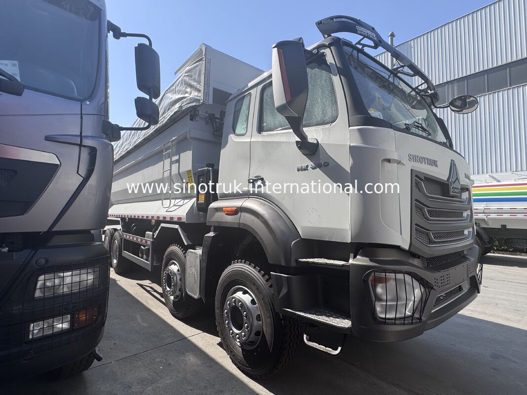 SINOTRUK HOWO NX Cab Tipper Dump Truck 380HP 6X4 A ไฟเตือนพร้อมผ้าใบกันน้ำ
