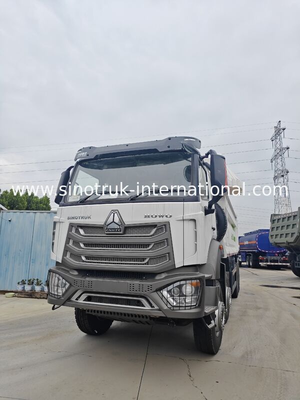 รถดัมพ์เทท้าย HOWO 8X4 380HP NX พร้อมผ้าใบแบบมีฝาปิด RHD