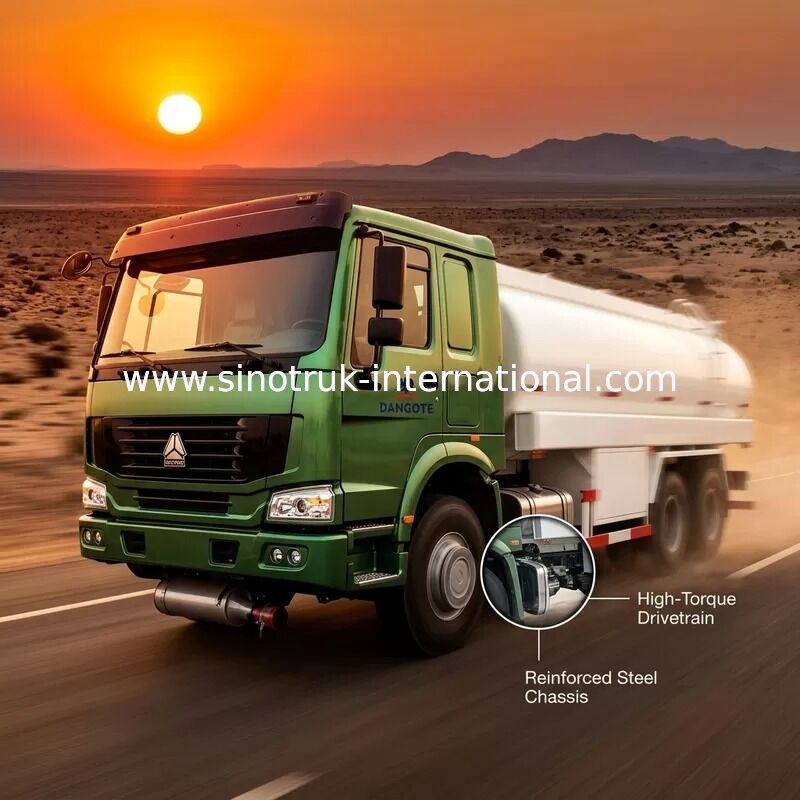 SINOTRUK HOWO 16-20CBM รถบรรทุกน้ํามัน 6X4 LHD 290HP รถบรรทุกน้ํามัน Euro2