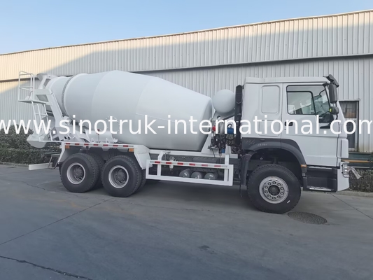 Sinotruk Howo คันผสมคอนกรีต 380HP 6-10CBM 6 X 4 ยูโร 2 โรงงานผสม RHD