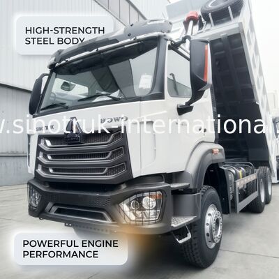 SINOTRUK HOHAN ใหม่ Howo Tipper Dump Truck พร้อมเครื่องยนต์ 371HP 6 × 4 ประเภทไดรฟ์และความจุ 19-20CBM