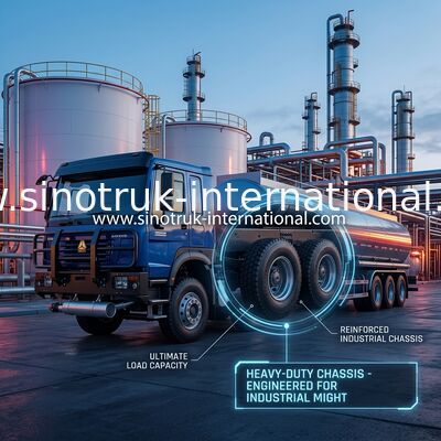 SINOTRUK HOWO 6×4 10 ล้อ รถบรรทุกถังน้ํามัน 400HP