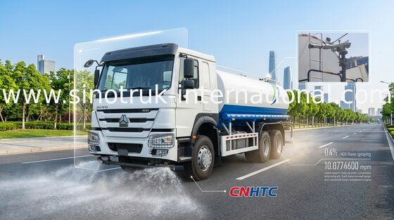 HOWO 6*4 ขับรถ 400HP 18m3 รถกระบี่กระบี่น้ําขนาดใหญ่ (รถกระบี่น้ํา / เครื่องกระบี่น้ํา เหมาะสําหรับการกําจัดฝุ่นทางและการชลประทาน)