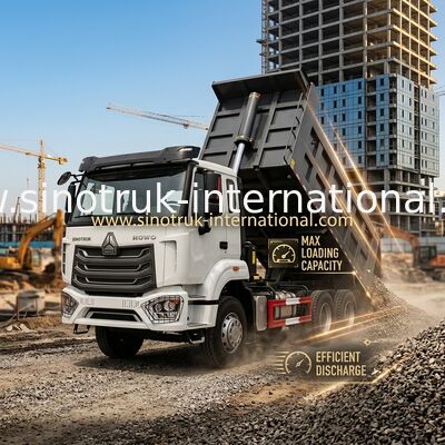 SINOTRUK HOHAN โฮว ทิมเปอร์ ดัมป์ทรัค ชาซี เวียชไชย เครื่องยนต์ 6 × 4 LHD ZZ3257V384JB1 แบบ