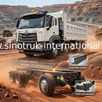 Sinotruk Howo Tipper Dump Truck ใหม่ล่าสุด 380Hp Rhd 12Wheels 8 × 4