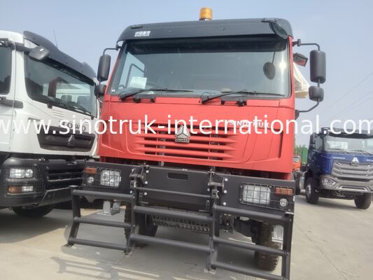 SINOTRUK HOWO โค๊บหน้าผี 400HP LHD ทิมเปอร์ดัมป์ตู้ 6X4