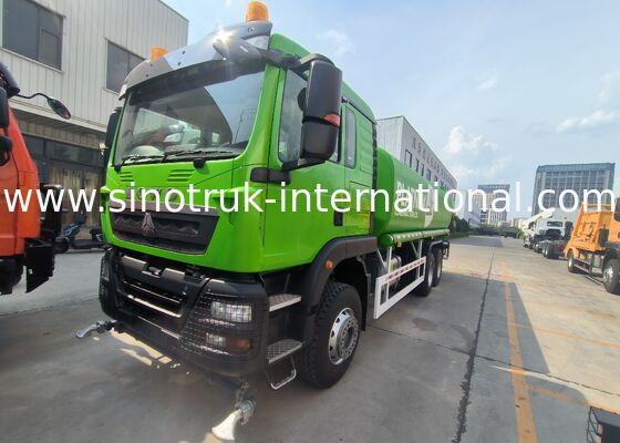 งานก่อสร้างรถบรรทุกถังน้ำ RHD หรือ LHD ประเภทการขับขี่ยานพาหนะสำหรับการจ่ายและบำรุงรักษาน้ำในสถานที่ก่อสร้าง