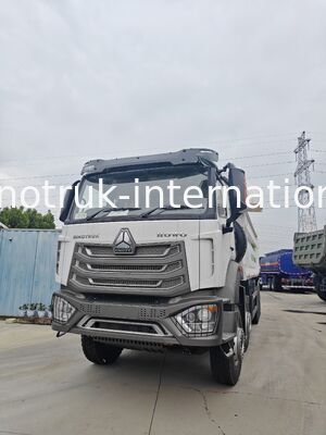 รถดัมพ์เทท้าย HOWO 8X4 380HP NX พร้อมผ้าใบแบบมีฝาปิด RHD